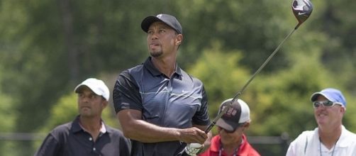 Tiger Woods practicing on June 24, 2014 in Maryland (Image credit – Keith Allison – Wikimedia Commons)