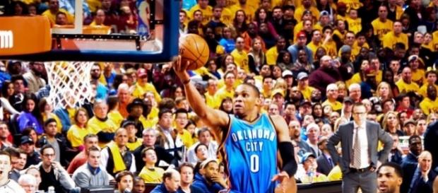 Russell Westbrook goes hard to the basket (Image Credit: Erick Drost/Flickr) Russell Westbrook goes hard to the basket (Image Credit: Erick Drost/Flickr)