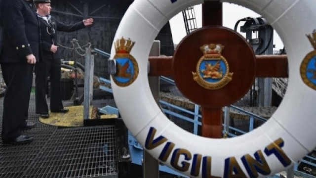 L'Hms Vigilanti, uno dei quattro sottomarini britannici provvisti di missili Trident