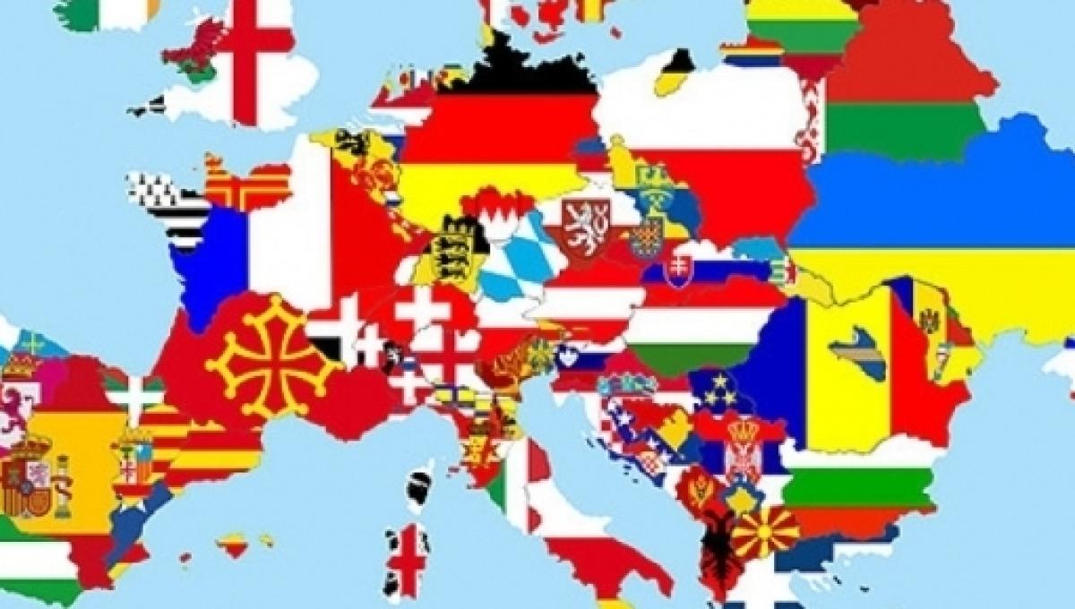 Cartina Europa Regioni