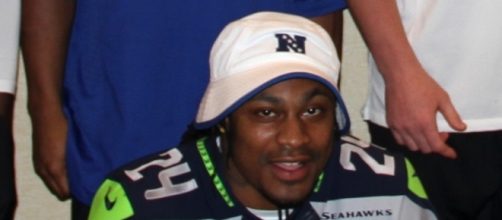 Marshawn Lynch is still brilliant, but not Superman. (Image Credit: Stephanie Rush/Wikimedia Commons)