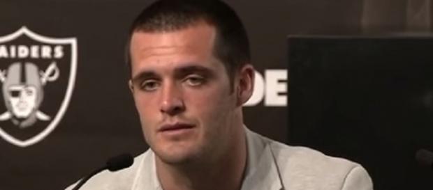 Derek Carr recently signed a five-year deal worth $125 million with the Raiders. (Image Credit: NFL/YouTube) Derek Carr recently signed a five-year deal worth $125 million with the Raiders. (Image Credit: NFL/YouTube)