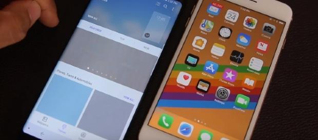 iPhone 8 Plus vs Samsung Galaxy Note 8 - YouTube/sakitech Channel iPhone 8 Plus vs Samsung Galaxy Note 8 - YouTube/sakitech Channel