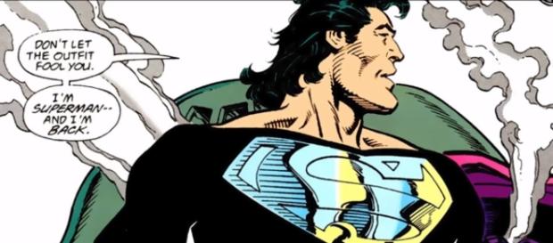 Justice League Superman Black Suit and Justice League Prequel Scenes Explained. (Image Credit: Emergency Awesome/YouTube) Justice League Superman Black Suit and Justice League Prequel Scenes Explained. (Image Credit: Emergency Awesome/YouTube)