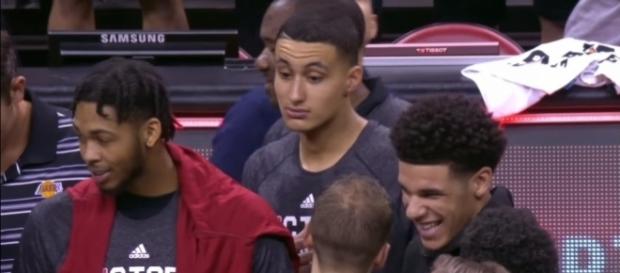 Kyle Kuzma is looking like a leader for the Lakers in the preseason -- ESPN via YouTube Kyle Kuzma is looking like a leader for the Lakers in the preseason -- ESPN via YouTube