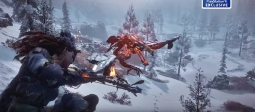 "Horizon: Zero Dawn" new trailer reveals new mechanics, outfits, weapons, and more. [Image Credits: PlayStation EU/YouTube]