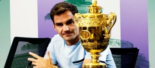 Roger Federer following his success at Wimbledon earlier this year/ Image credit - Wimbledon channel on YouTube