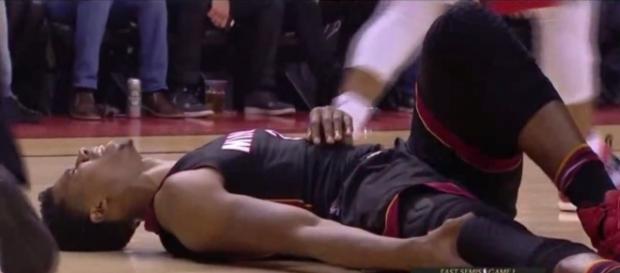 Hassan Whiteside's injury is serious. Image Credit: Uriel Sports tv / YouTube screenshot Hassan Whiteside's injury is serious. Image Credit: Uriel Sports tv / YouTube screenshot