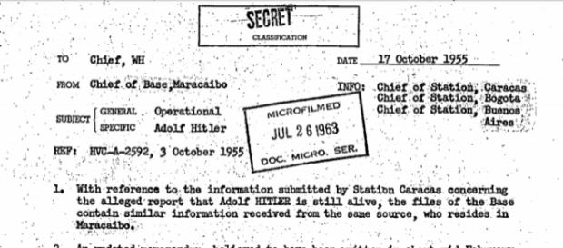 Hitler sopravvisse alla seconda guerra mondiale? Un file CIA pone dubbi inquietanti Hitler sopravvisse alla seconda guerra mondiale? Un file CIA pone dubbi inquietanti