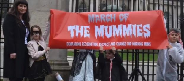 March of the Mummies', Belfast City Hall - Image credit - VIEWDigital|YouTube March of the Mummies', Belfast City Hall - Image credit - VIEWDigital|YouTube