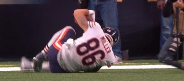 Zach Miller - NFL World via YouTube (https://www.youtube.com/watch?v=bbJ_17y7M5c) Zach Miller - NFL World via YouTube (https://www.youtube.com/watch?v=bbJ_17y7M5c)