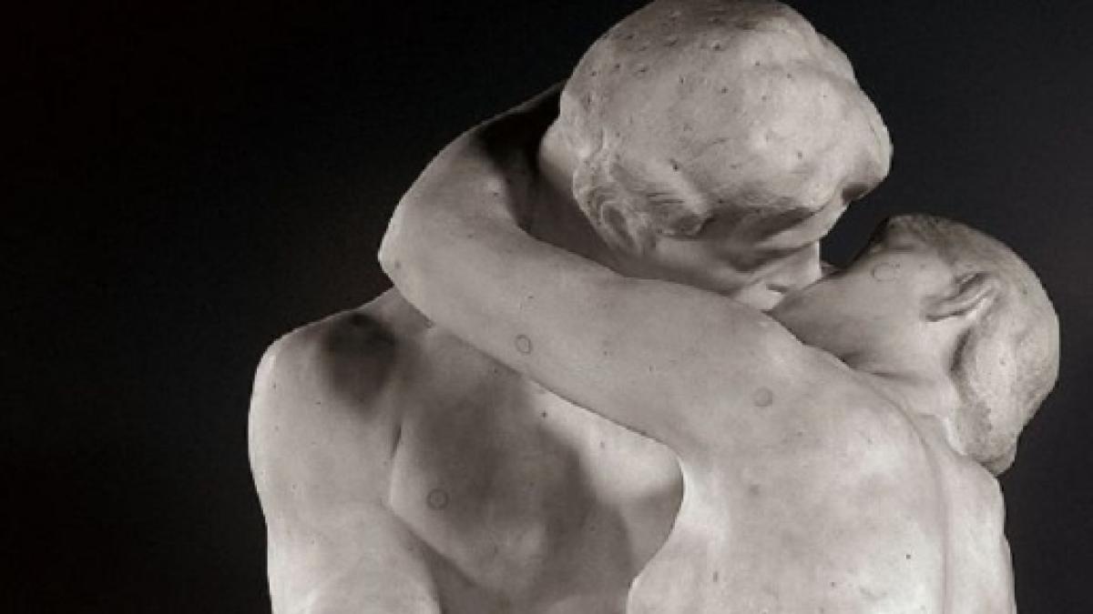 Auguste Rodin amanti MANI Art Scultura Statua Museo Riproduzione