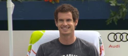 Andy Murray during a training session earlier this year in Dubai - Image credit - ATPWorldTour channel on YouTube