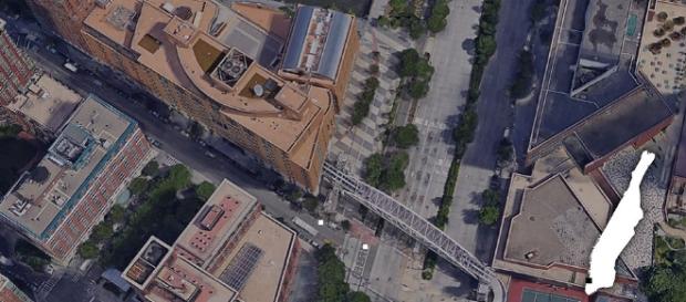 Imagen de Google Maps del lugar del ataque Imagen de Google Maps del lugar del ataque