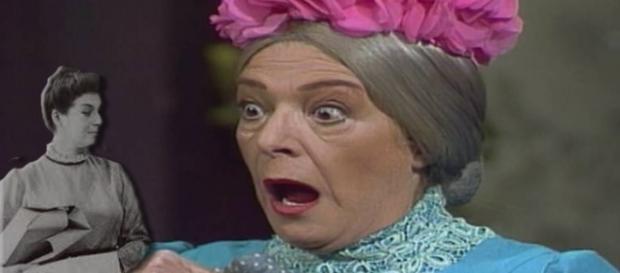 O antes e depois da atriz Angelines Fernández O antes e depois da atriz Angelines Fernández