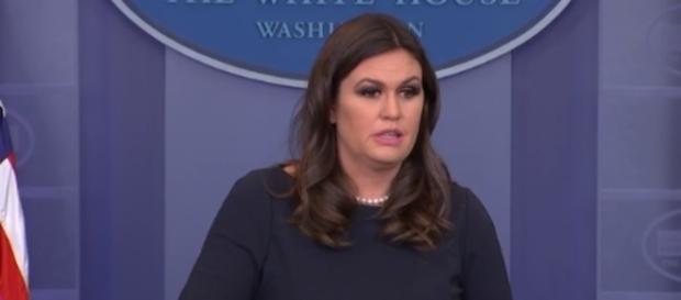 Sarah Huckabee Sanders, via Twitter Sarah Huckabee Sanders, via Twitter