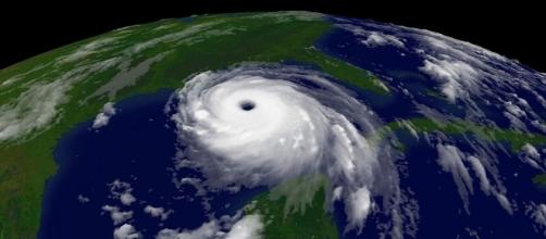 Satellite footage of hurricane Katrina [Image via https://en.wikipedia.org/wiki/File:Katrina-noaaGOES12.jpg]