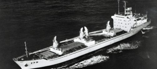 North Korean Cargo Ship [Image by Unknown |Wikimedia Commons| Cropped | public domain ]