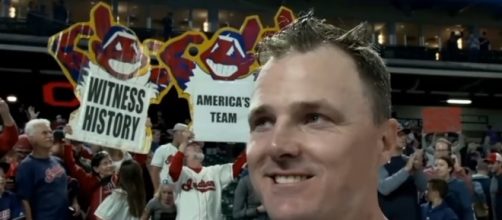 The Indians and their fans are ready for a World Series run. [Image Credit: ALDS/YouTube]