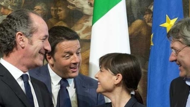 Il governatore del Veneto, Zaia, in un post vertici a Palazzo Chigi