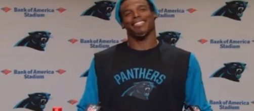 Cam Newton disses 'female' reporter. [Image Credit: YouTube/Watch Life]