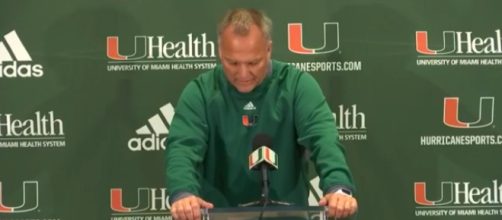 Mark Richt addresses the media after practice to discuss Saturday’s game vs. Florida State. Miam Hurricanes Football|Facebook