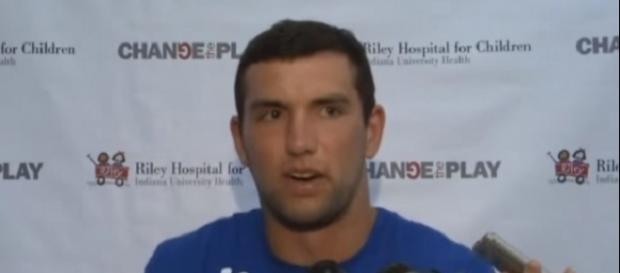 Andrew Luck admitted that his recovery process has been “frustrating” -- WANE NewsChannel 15 via YouTube Andrew Luck admitted that his recovery process has been “frustrating” -- WANE NewsChannel 15 via YouTube