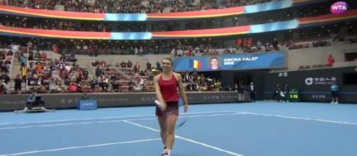 Simona Halep becomes World Number One - Youtube/ WTA Tennis channel