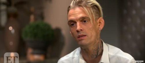 Aaron Carter showed off his improved body to the social media two weeks following rehab. YouTube/ET