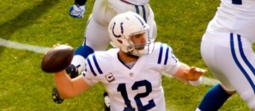 Andrew Luck Should not be practicing at all. [Image via Erik Drost/Wikimedia Commons]