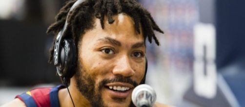 Derrick Rose is a happy Cavalier - (Image Credit: Cavs/YouTube)