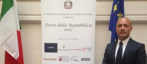 Il dottor Tartaglione in occasione della Festa della Repubblica 2017 presso l'Ambasciata d'Italia in Belgio.