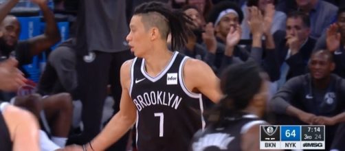 Jeremy Lin led the way for a Brooklyn Nets preseason victory on Thursday night. [Image via NBA/YouTube]