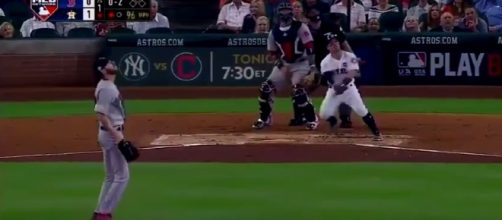 Jose Altuve hits a home run off Chris Sale -- Youtube screen capture / MLB