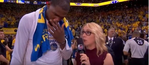 Kevin Durant in an interview during the NBA finals. (Image Credit: Ximo Pierto Official/Youtube)