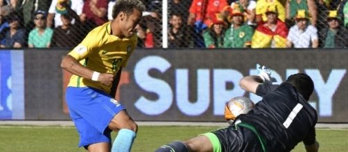 Lampe nega il gol a Neymar: uno dei tanti interventi strepitosi del portiere boliviano