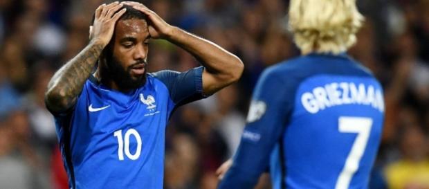 Alexandre Lacazette et Antoine Griezmann n'ont pas trouvé la solution contre le Luxembourg Alexandre Lacazette et Antoine Griezmann n'ont pas trouvé la solution contre le Luxembourg