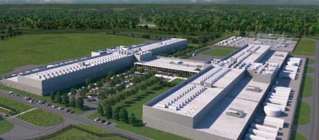 Artistic rendering of the planned Facebook data center. | Credit - (Dominion Energy/YouTube) Artistic rendering of the planned Facebook data center. | Credit - (Dominion Energy/YouTube)
