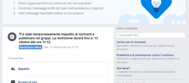 Blocco di pubblicare e iscriversi nei gruppi Facebook Blocco di pubblicare e iscriversi nei gruppi Facebook
