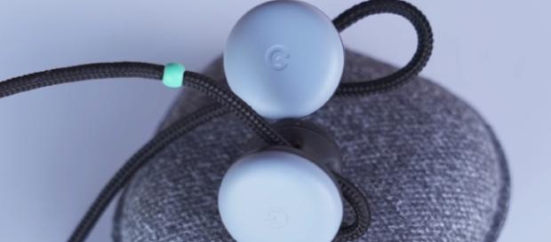 Google Pixel Buds - YouTube/The Verge Channel Google Pixel Buds - YouTube/The Verge Channel