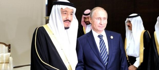 Russia's Putin welcomed The Saudi King to Moscow October 2017-image Kremlin Russia's Putin welcomed The Saudi King to Moscow October 2017-image Kremlin