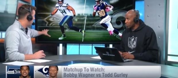 The Seahawks defense and Rams offense meet up in Week 5 action. -- Youtube screen capture / NFL The Seahawks defense and Rams offense meet up in Week 5 action. -- Youtube screen capture / NFL