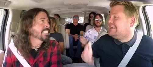 Dave Grohl and Pat Smear talk about their "uncomfortable" experience on "Carpool Karaoke." (The Late Late Show with James Corden/YouTube)
