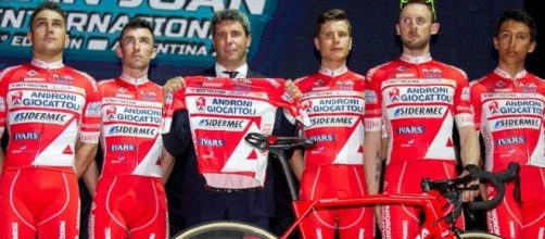 La Androni, squadra vincitrice della Ciclismo Cup.