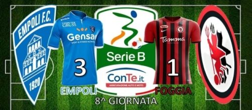 L'Empoli batte 3-1 il Foggia nell'8^ giornata del campionato di Serie B ConTe.it 2017/18