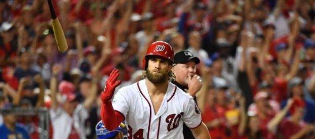 Harper tuvo su 5to HR en su carrera en postemporada. - USA Today.com. Harper tuvo su 5to HR en su carrera en postemporada. - USA Today.com.