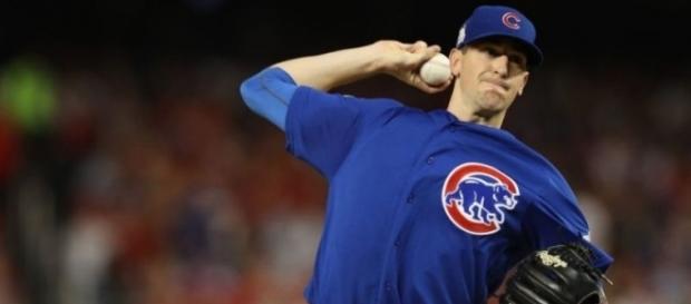 Kyle Hendricks volvió a brillar en playoff con los Cubs. Yahoo Sports.com. Kyle Hendricks volvió a brillar en playoff con los Cubs. Yahoo Sports.com.