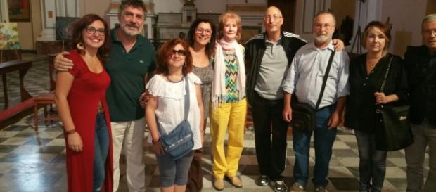 Parte degli artisti espositori Parte degli artisti espositori