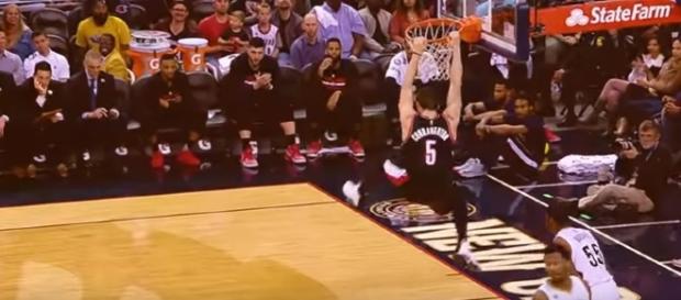 Pat Connaughton will get a real shot to replace Allen Crabbe for the Portland Trail Blazers -- Youtube screen capture / Portland Trail Blazers Pat Connaughton will get a real shot to replace Allen Crabbe for the Portland Trail Blazers -- Youtube screen capture / Portland Trail Blazers