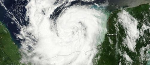 Hurricane Nate (Image Courtesy NASA earth observatory)